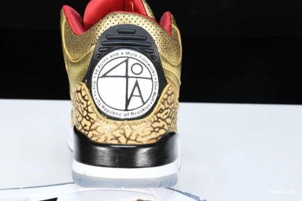 JORDAN 3 GOLD AIR AJ3-933512 OSCARS 2020 JHT 0808